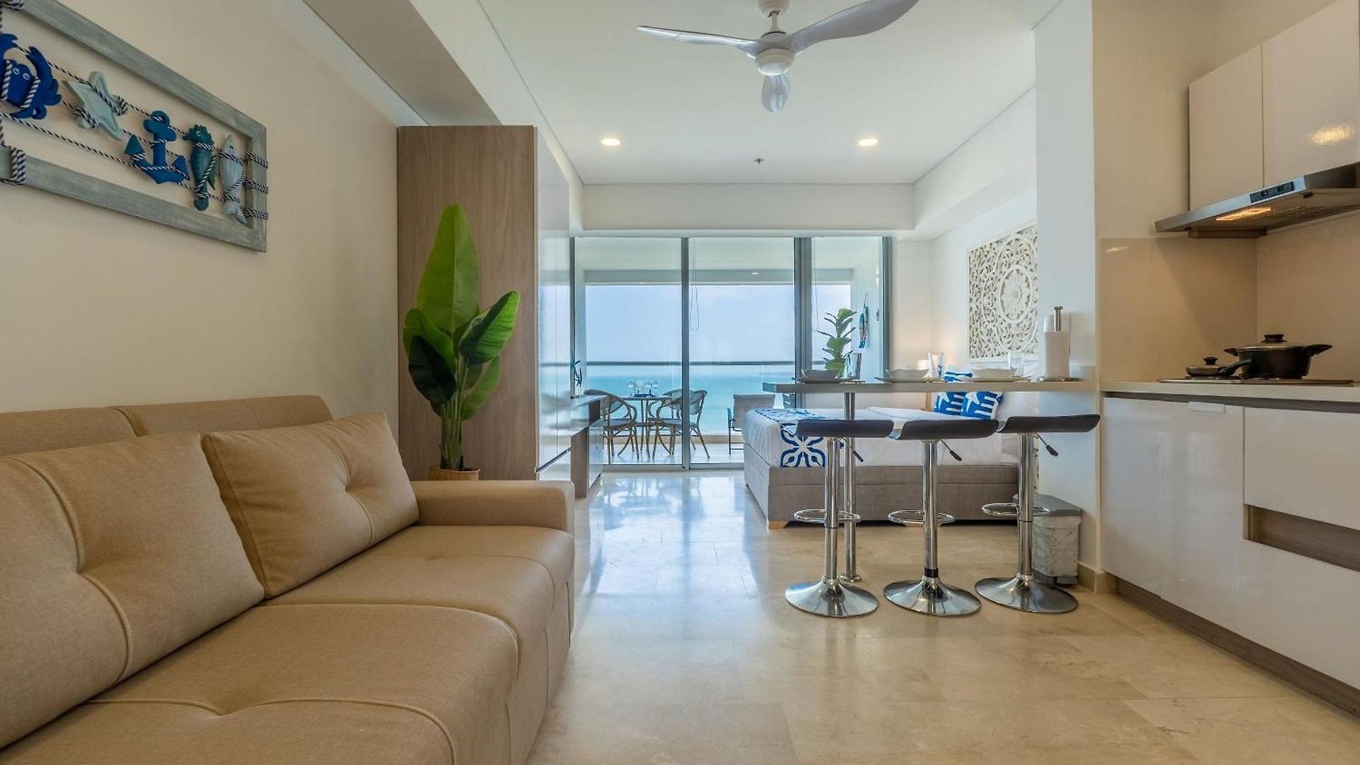 Cb922 | Luxurytouch: Con Encanto Y Vista Mar Apartamento Cartagena