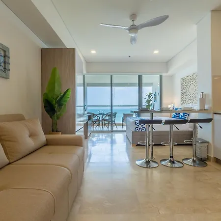 Cb922 | Luxurytouch: Con Encanto Y Vista Mar Apartamento Cartagena